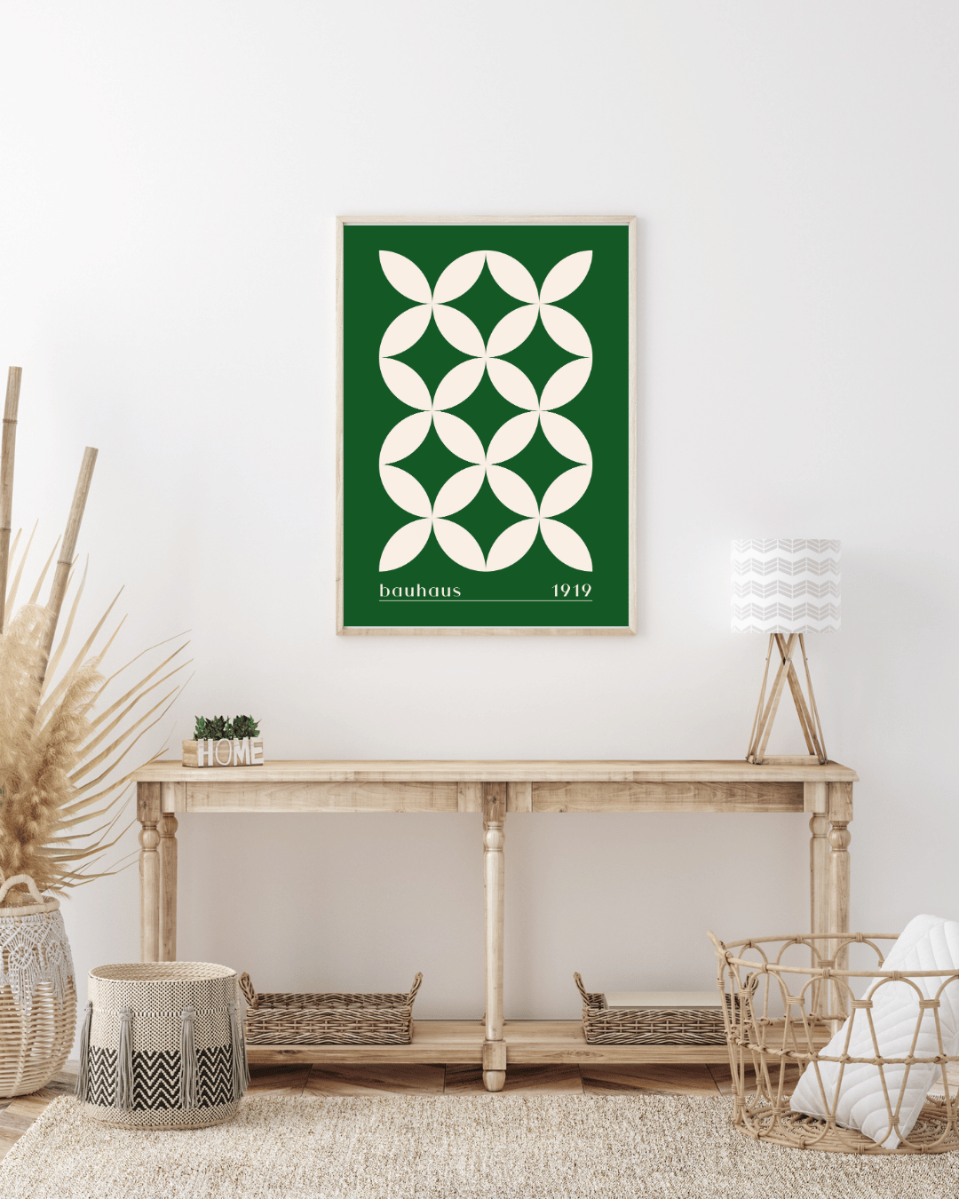 Bauhaus Plakat 34 – Grøn Organisk Gentagelse