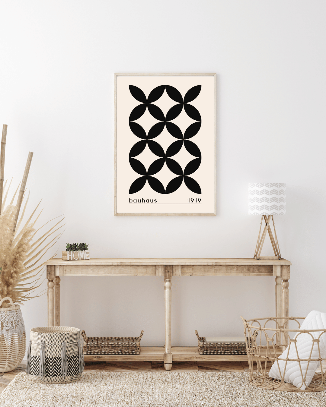 Bauhaus Plakat 36 – Sort Organisk Symmetri