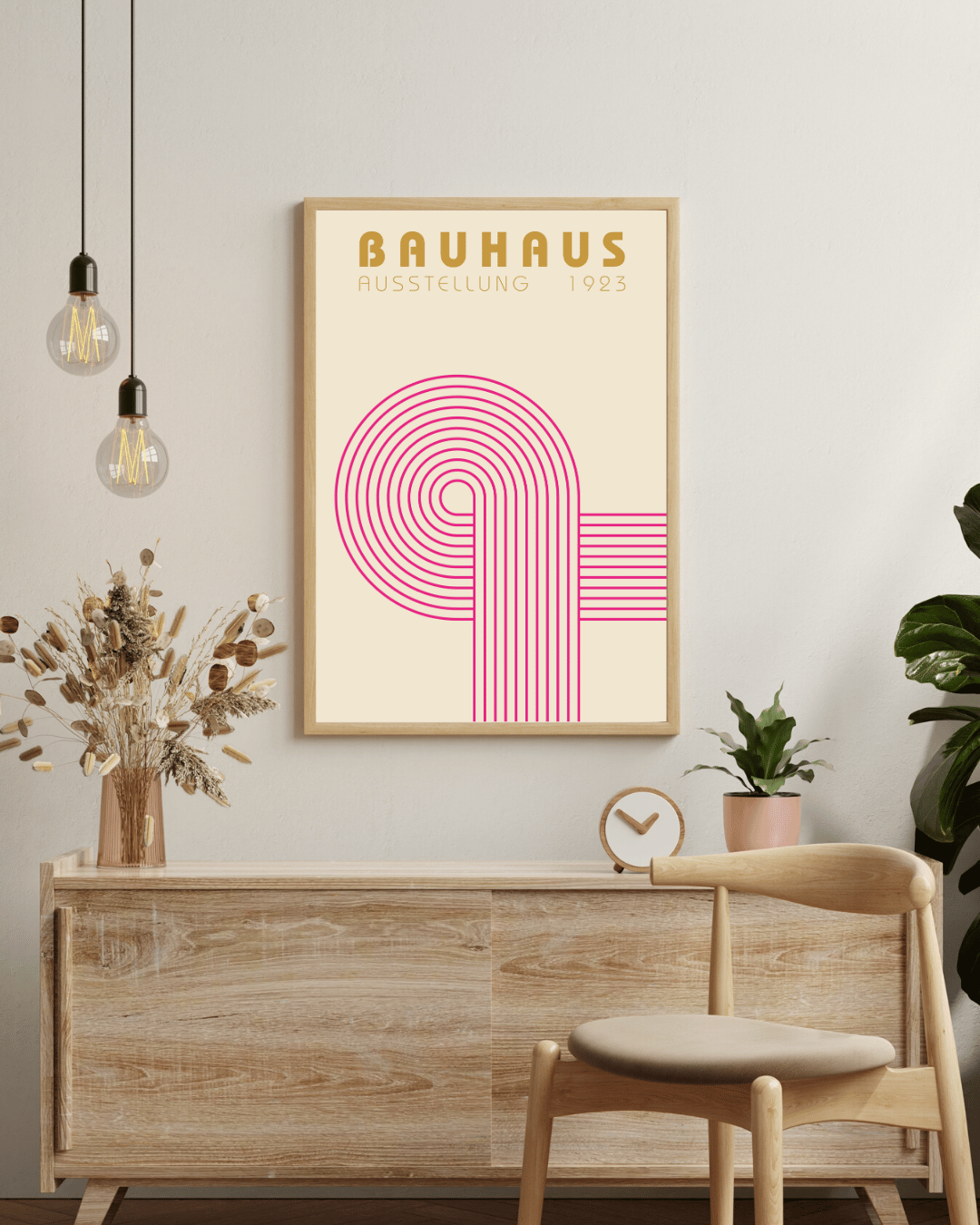 Bauhaus Plakat 21 – Geometrisk Retroform