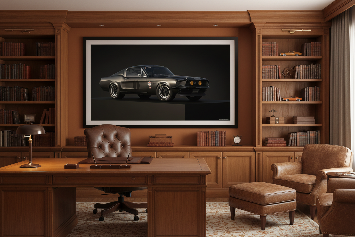 Bil Plakat 127 i kontor