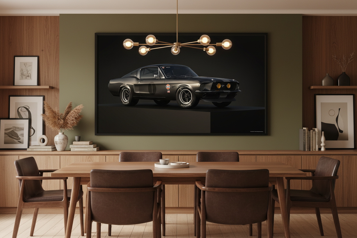 Bil Plakat 127 i spisestue