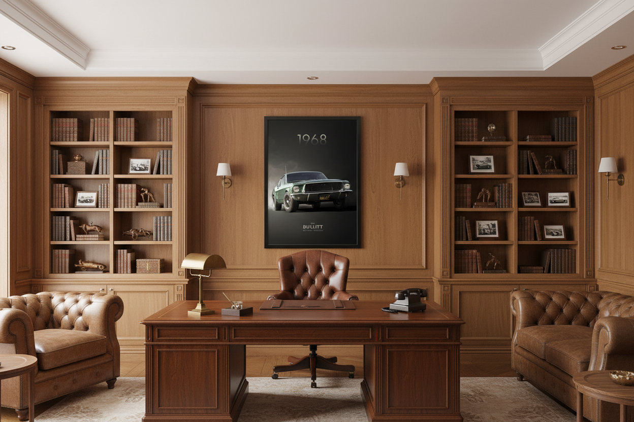 Bil Plakat 128 i kontor