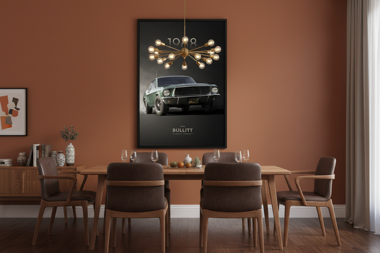 Bil Plakat 128 i spisestue