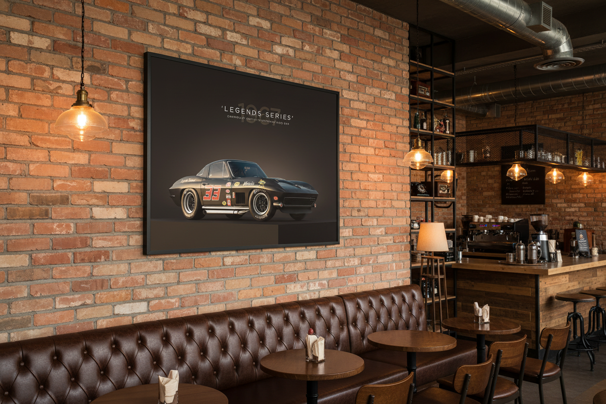 Bil Plakat 130 i cafe