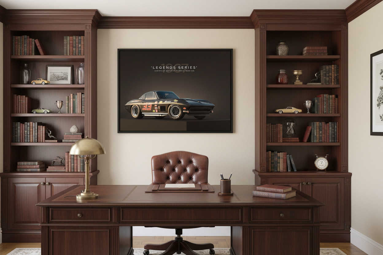 Bil Plakat 130 i kontor