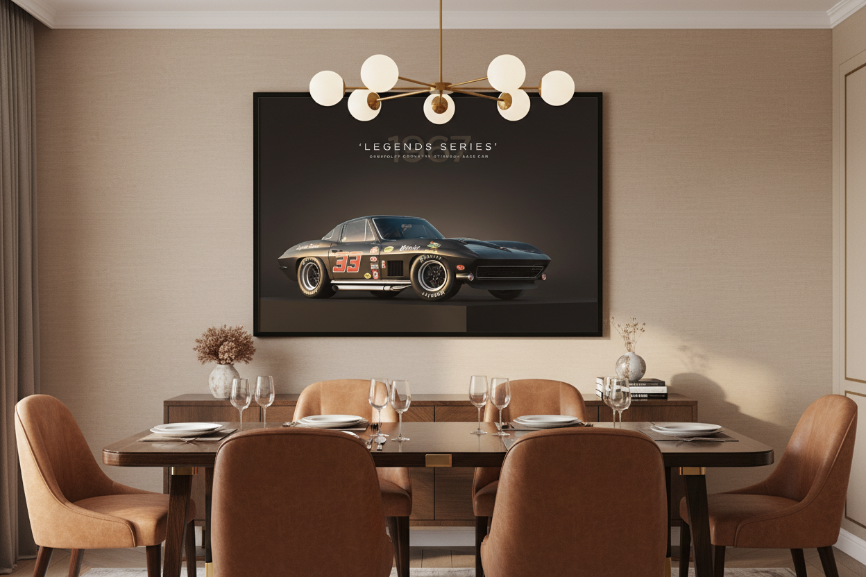 Bil Plakat 130 i spisestue