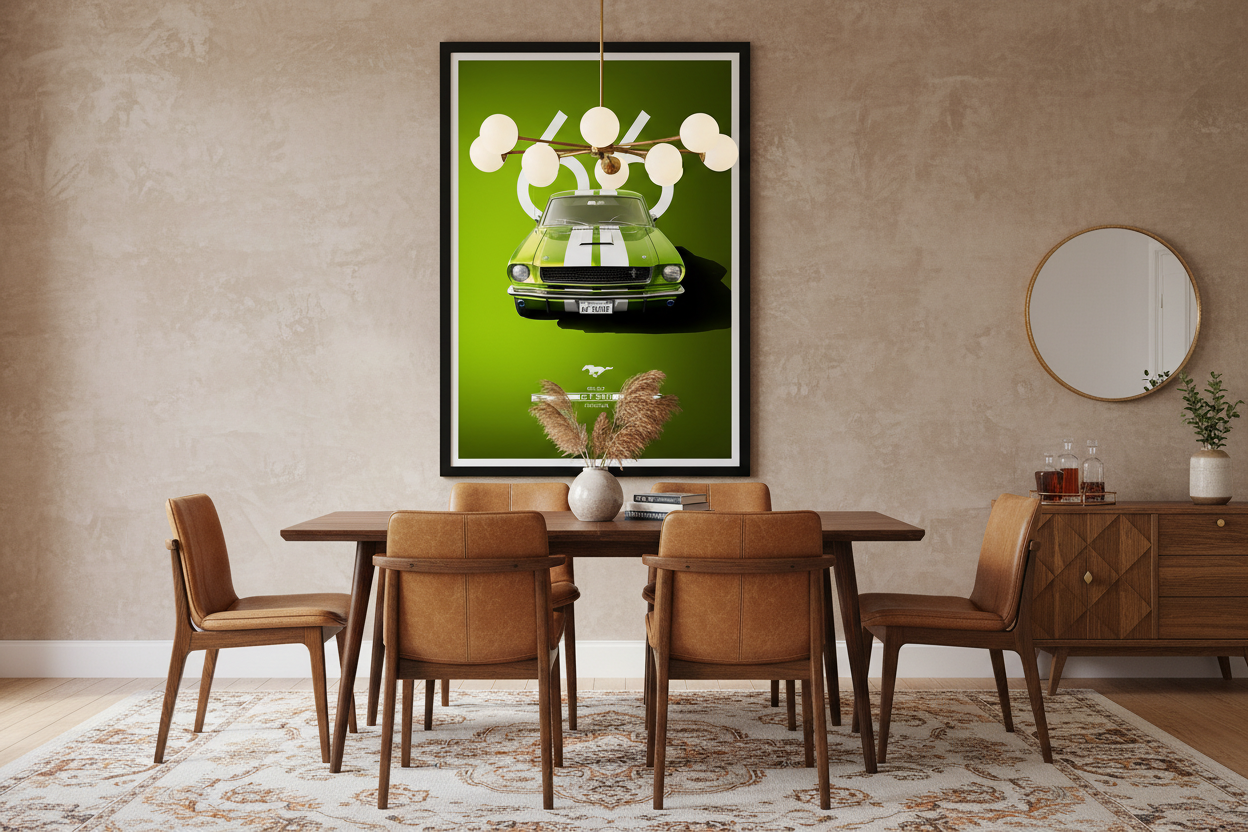 Bil Plakat 131 i spisestue