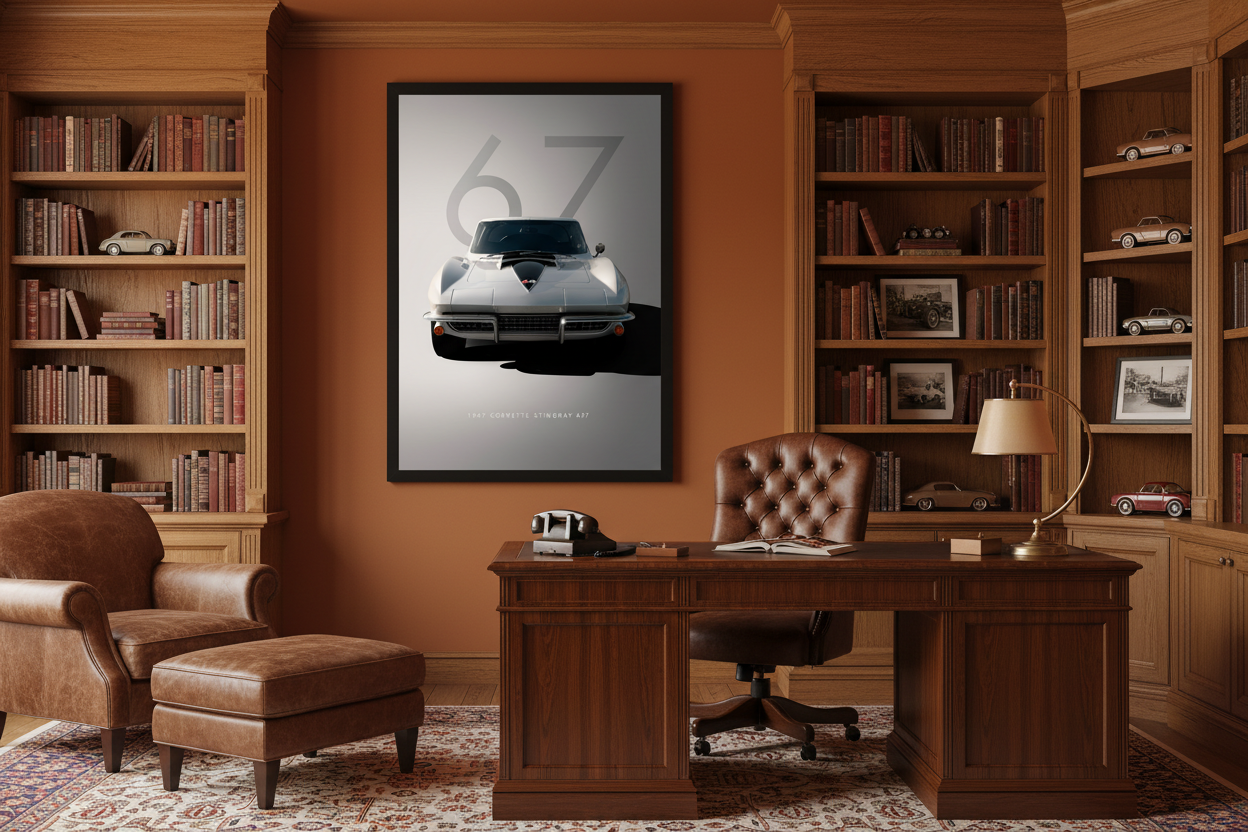 Bil Plakat 133 i kontor