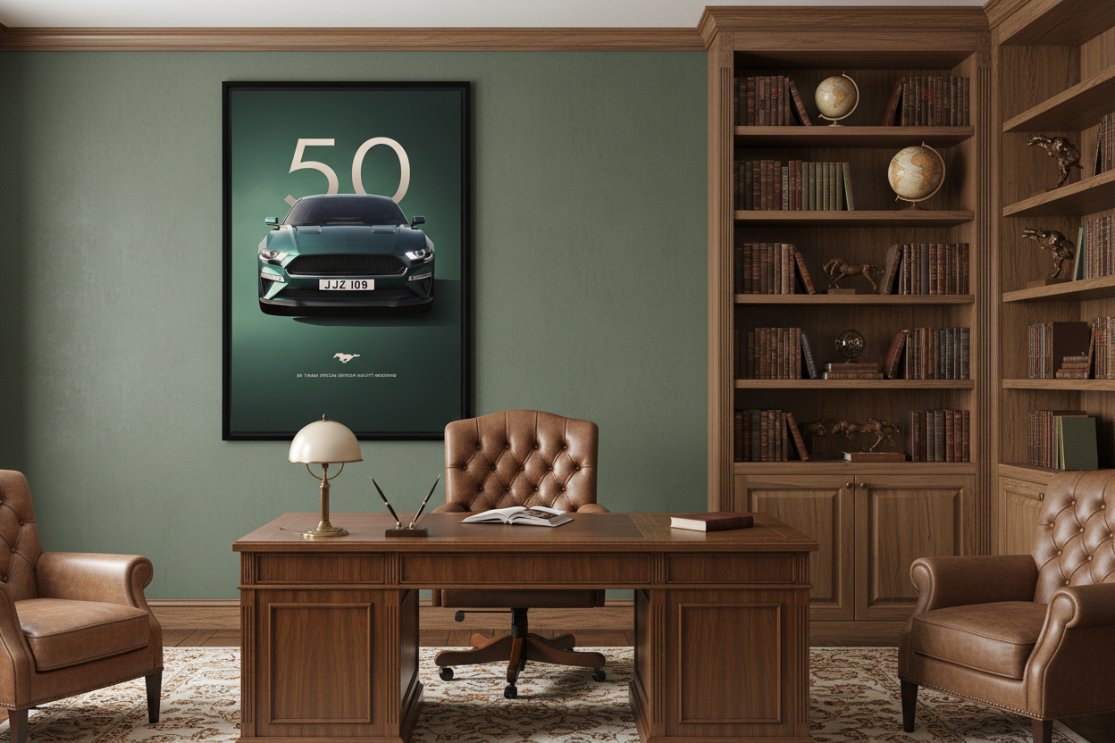 Bil Plakat 134 i kontor