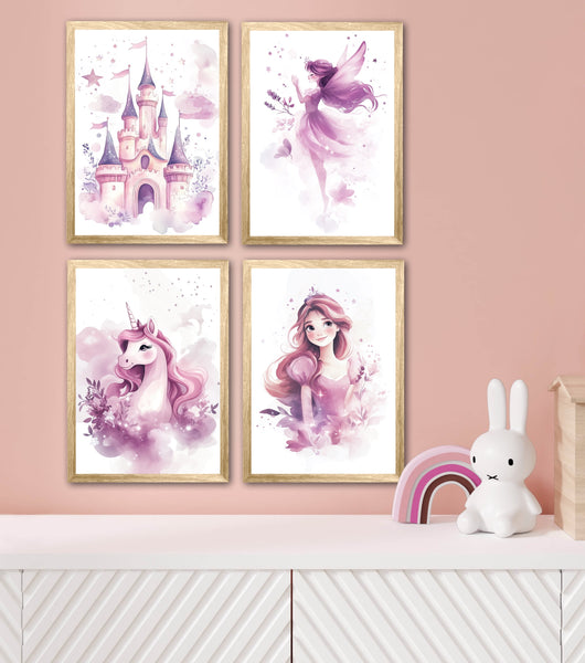 Fortryllende Plakatsæt Magisk stemning til børneværelset