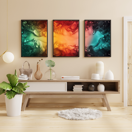 Farverig Flow – Plakatsæt