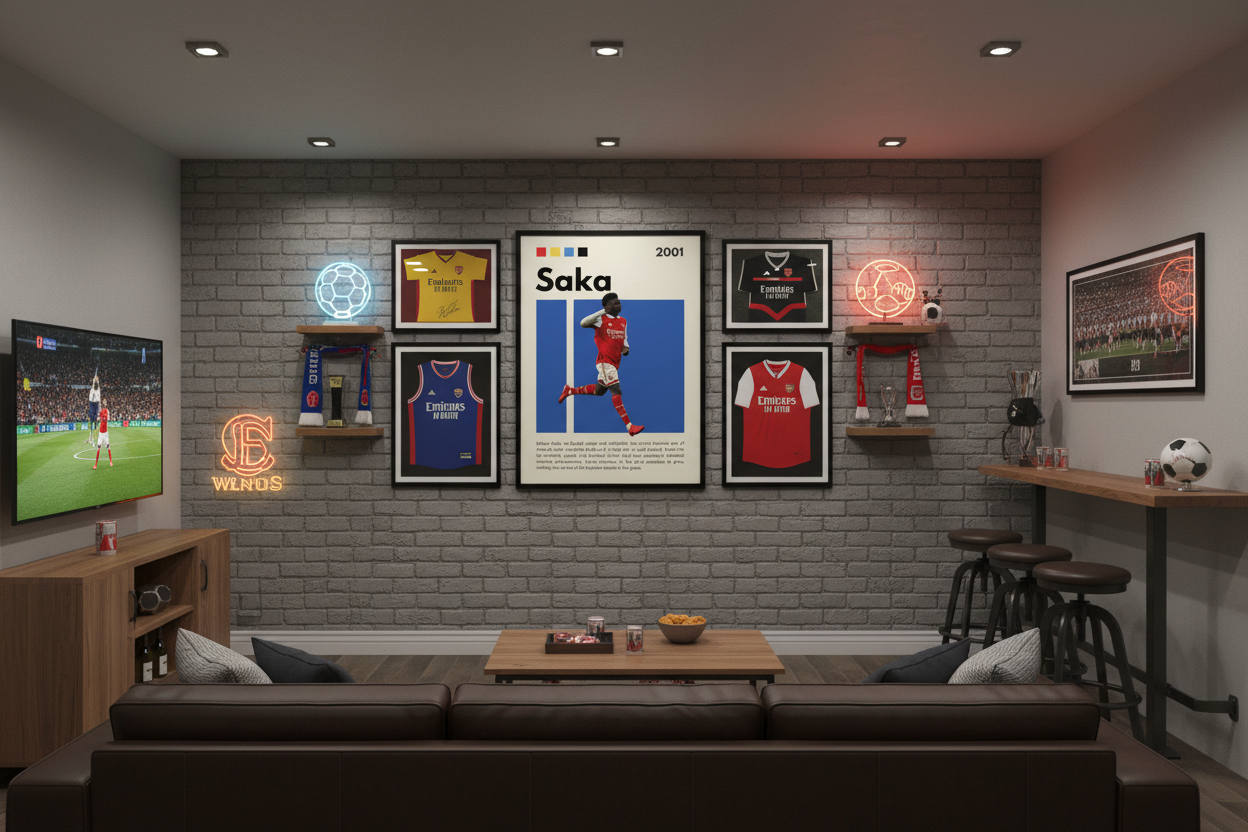 Fodbold Plakat 10 i man cave