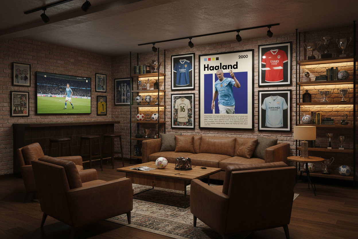 Fodbold Plakat 15 i man cave