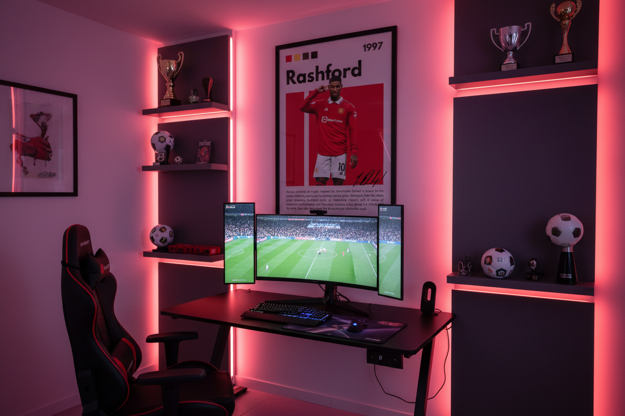 Fodbold Plakat 16 i gaming-værelse