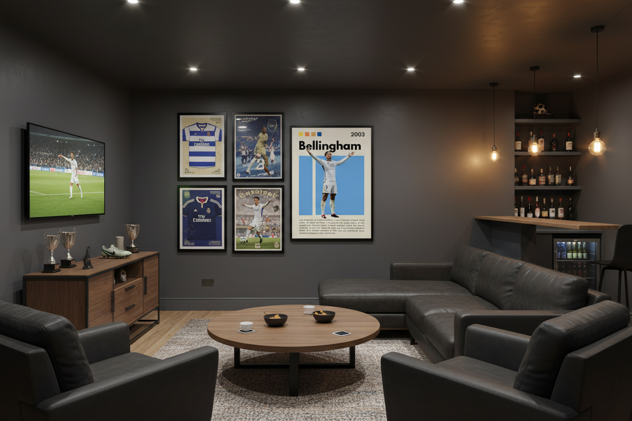Fodbold Plakat 17 i man cave