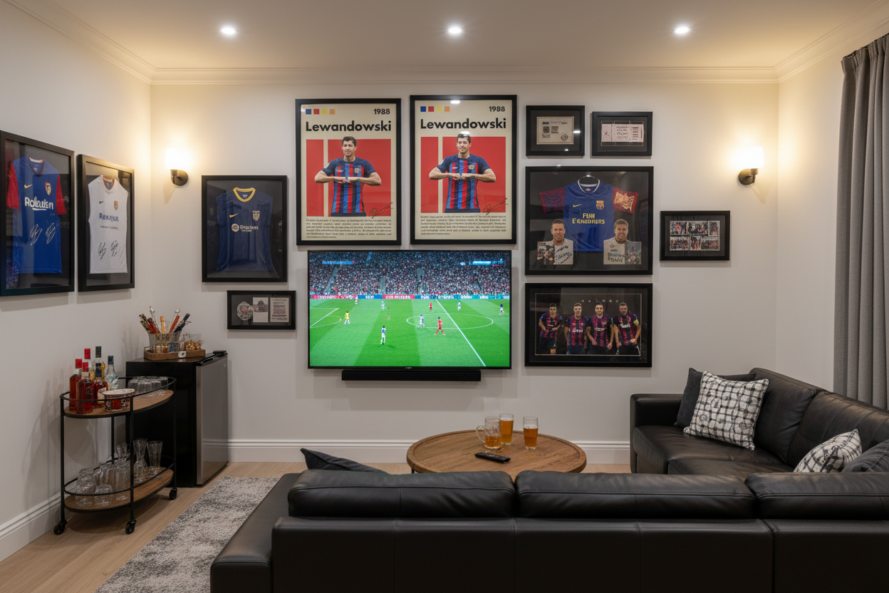 Fodbold Plakat 18 i man cave