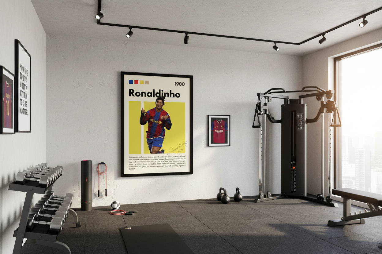 Fodbold Plakat 2 i træningsrum