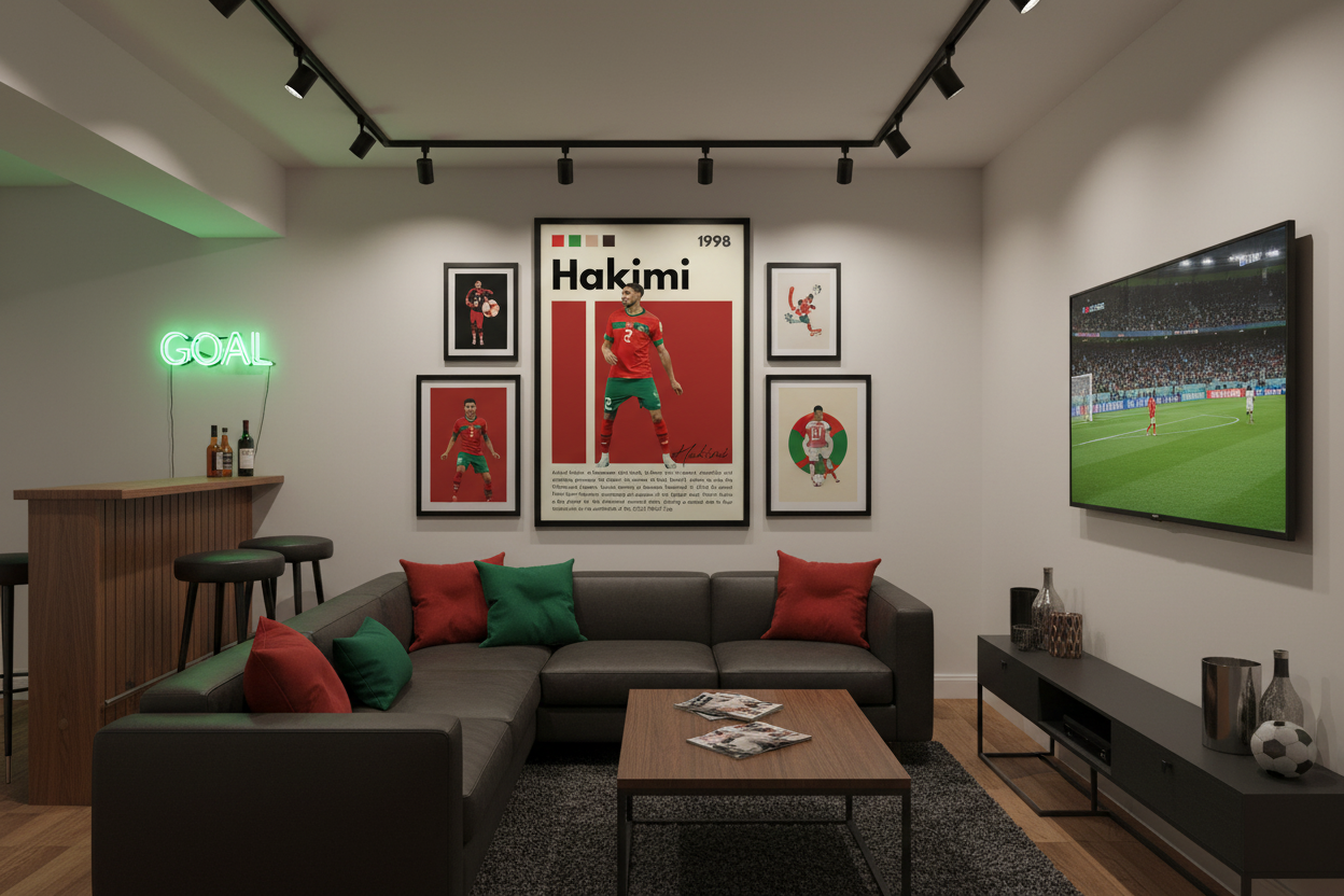 Fodbold Plakat 20 i man cave
