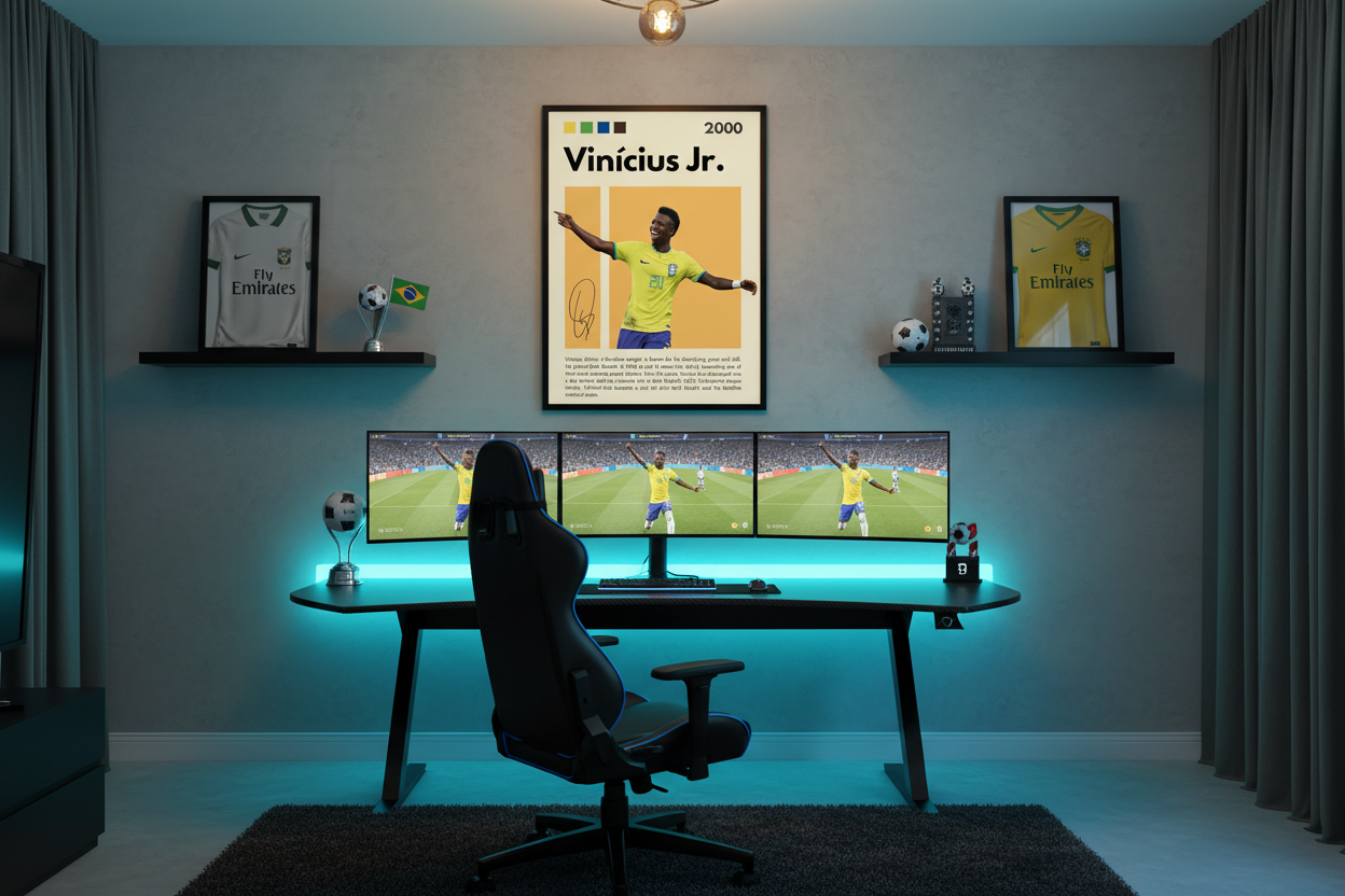 Fodbold Plakat 21 i gaming-område