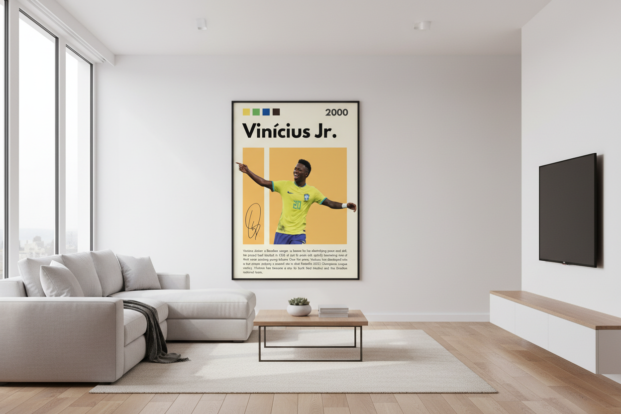 Fodbold Plakat 21 i moderne hjem