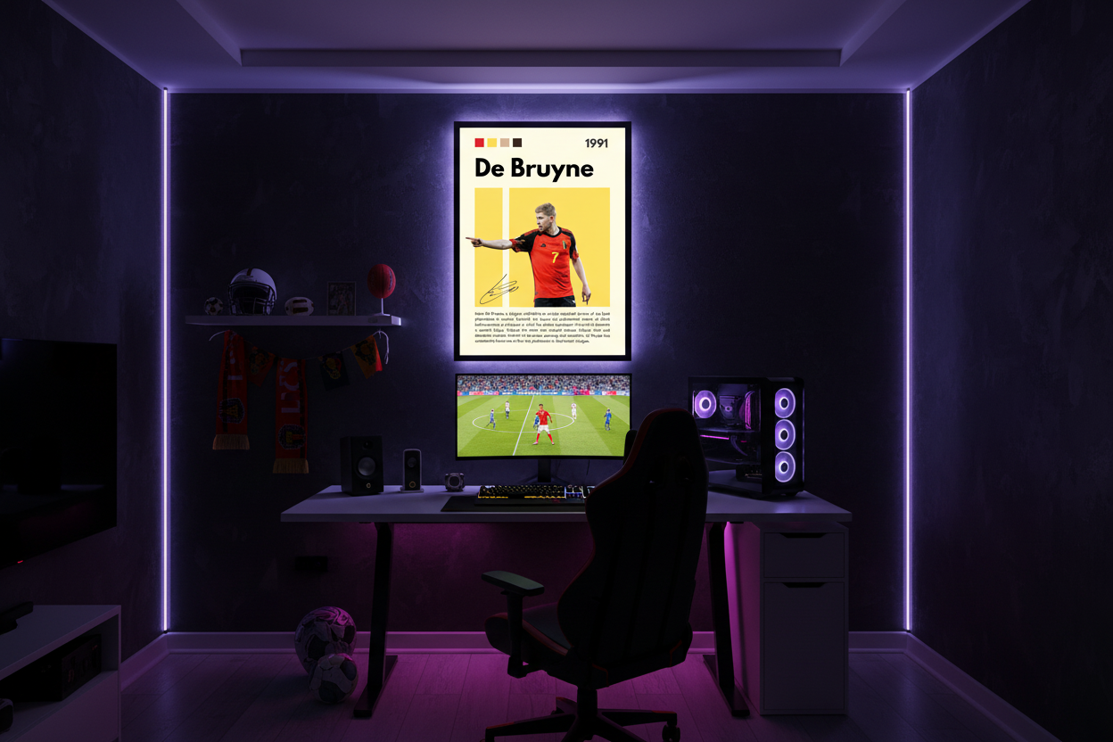 Fodbold Plakat 22 i gaming-rum