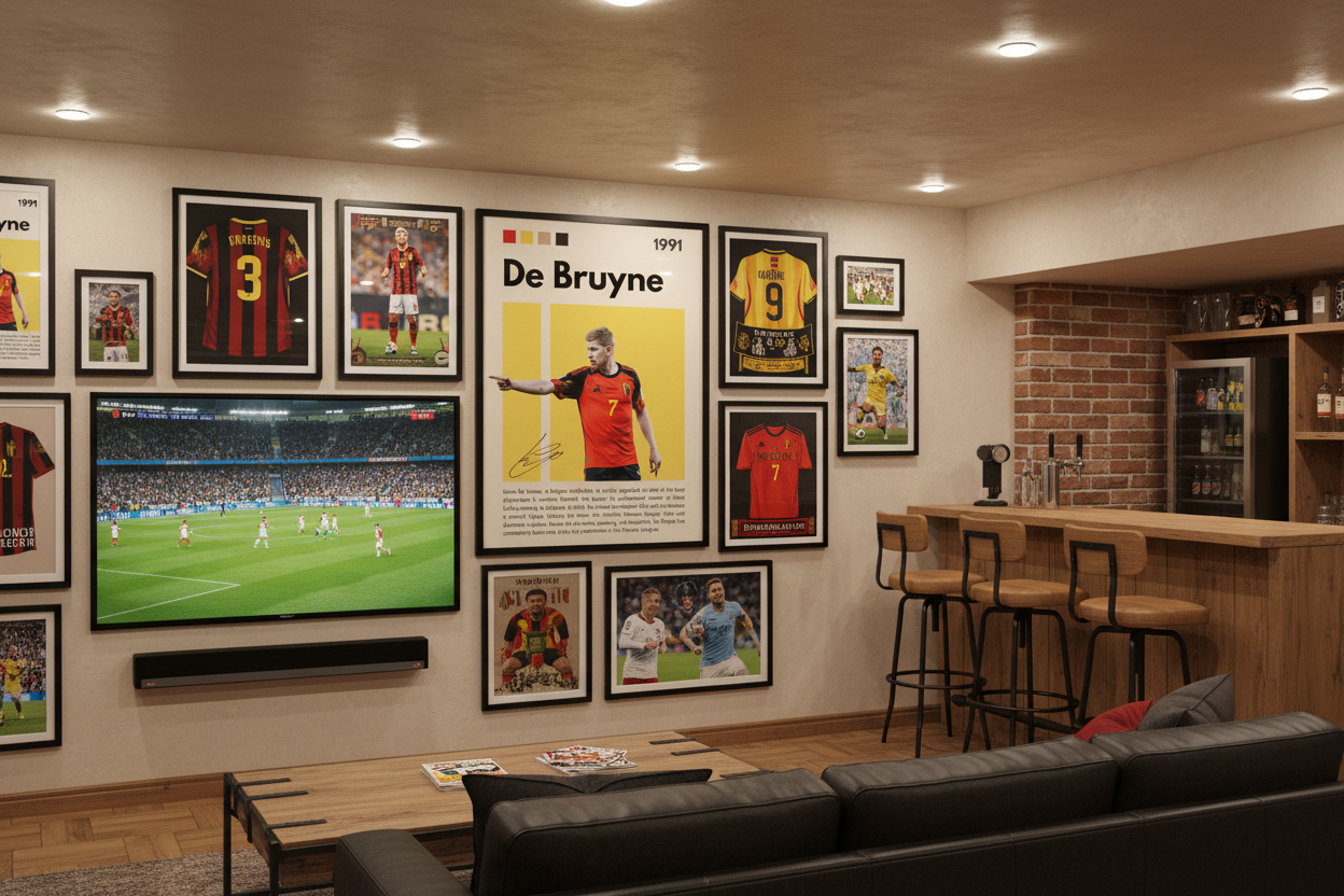 Fodbold Plakat 22 i man cave