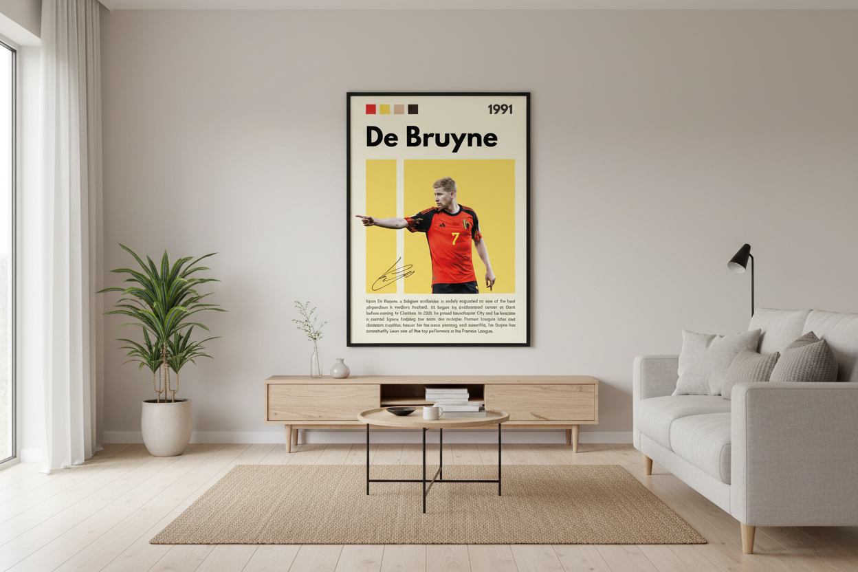 Fodbold Plakat 22 i stue
