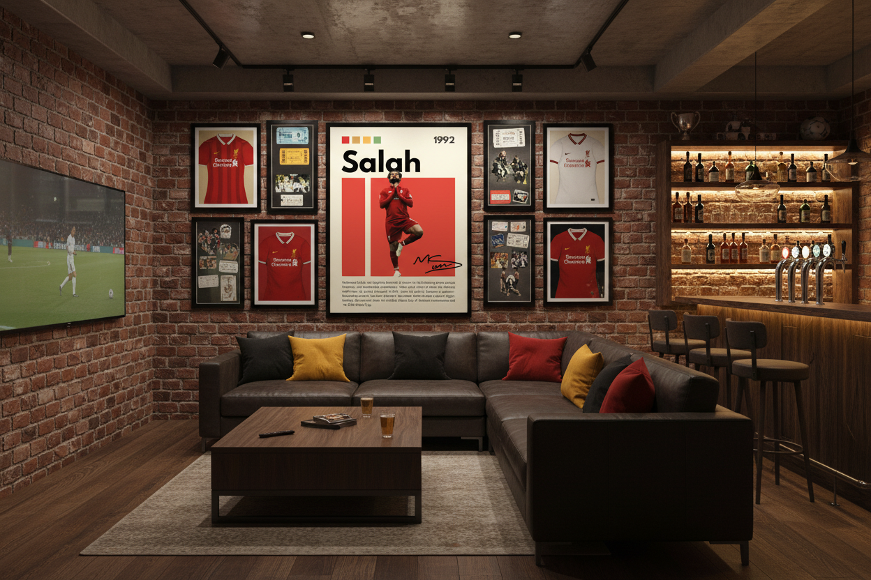 Fodbold Plakat 23 i man cave