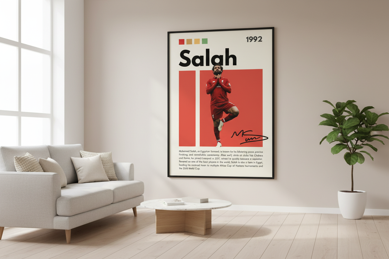 Fodbold Plakat 23 i stue
