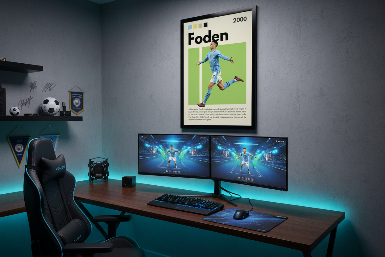 Fodbold Plakat 25 i gaming-område