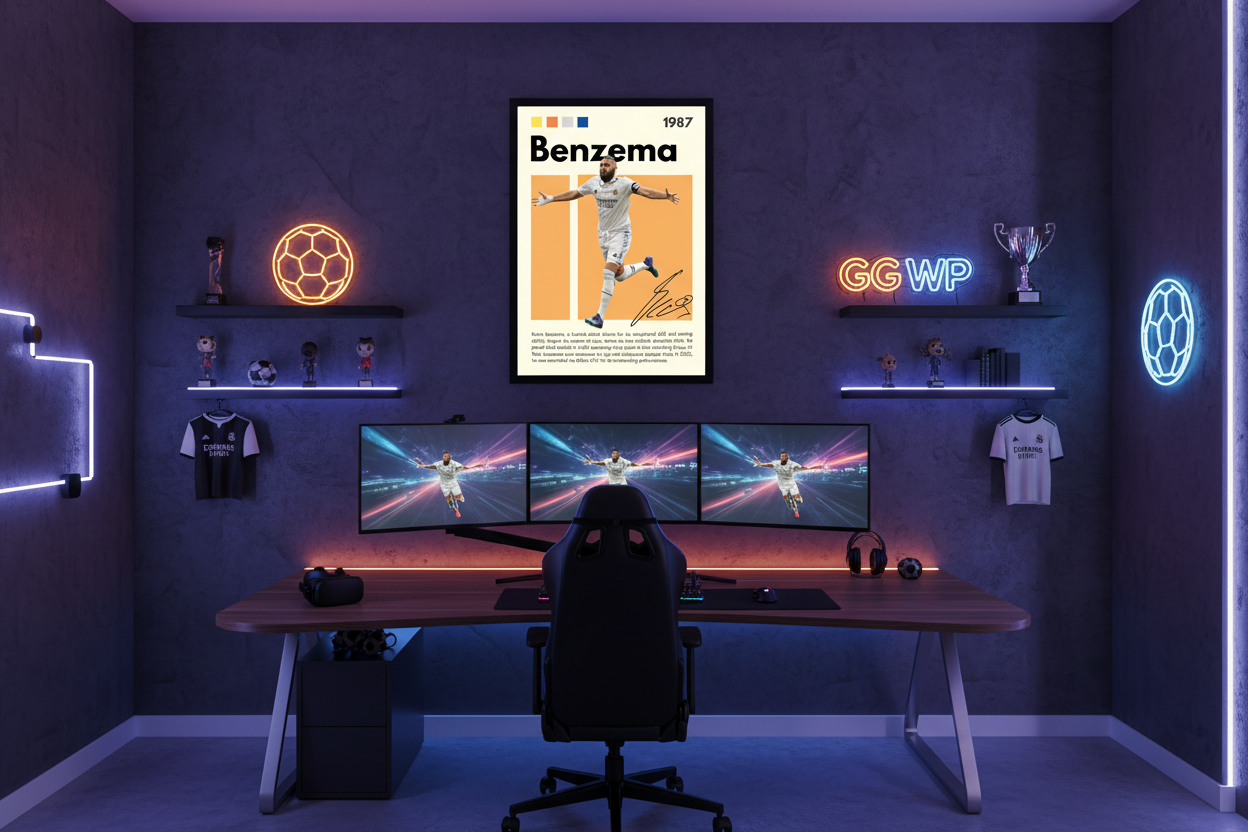 Fodbold Plakat 26 i gaming-område