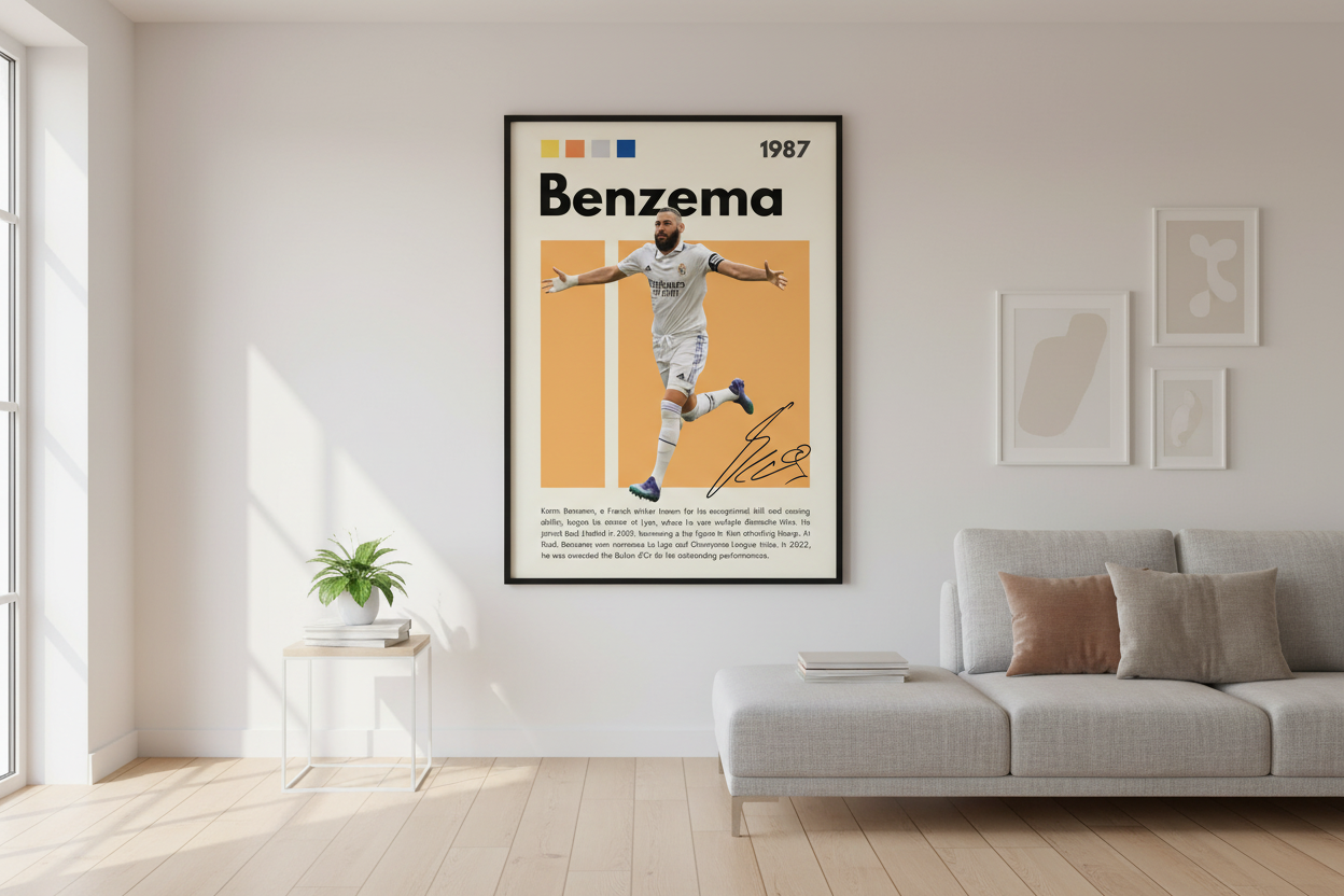 Fodbold Plakat 26 i stue