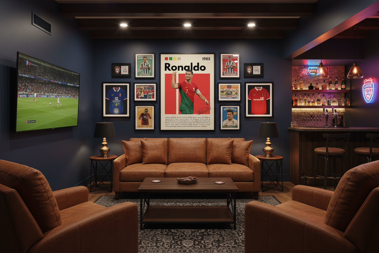 Fodbold Plakat 27 i man cave