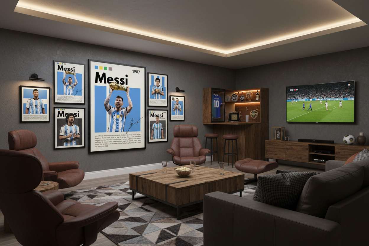 Fodbold Plakat 28 i man cave