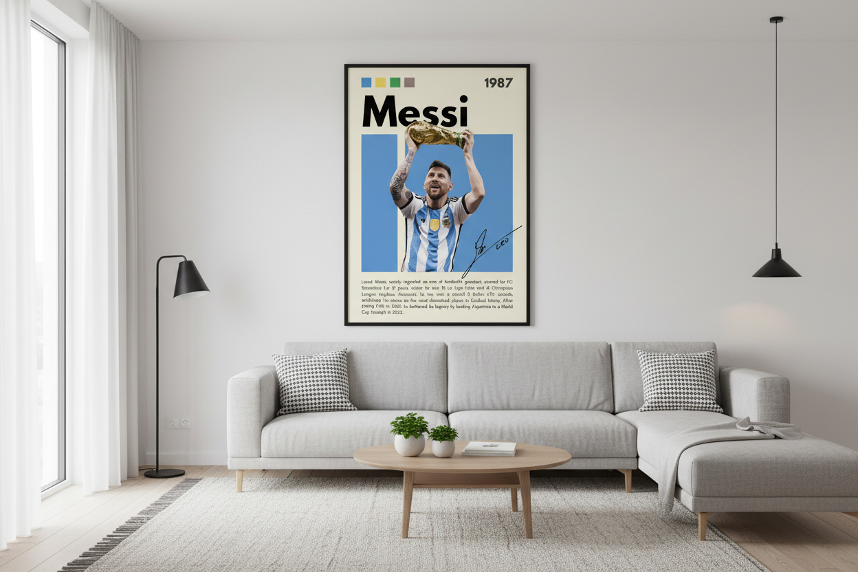 Fodbold Plakat 28 i stue