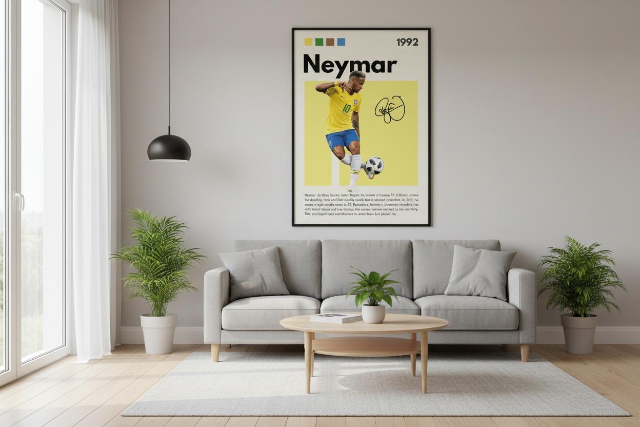 Fodbold Plakat 29 i stue
