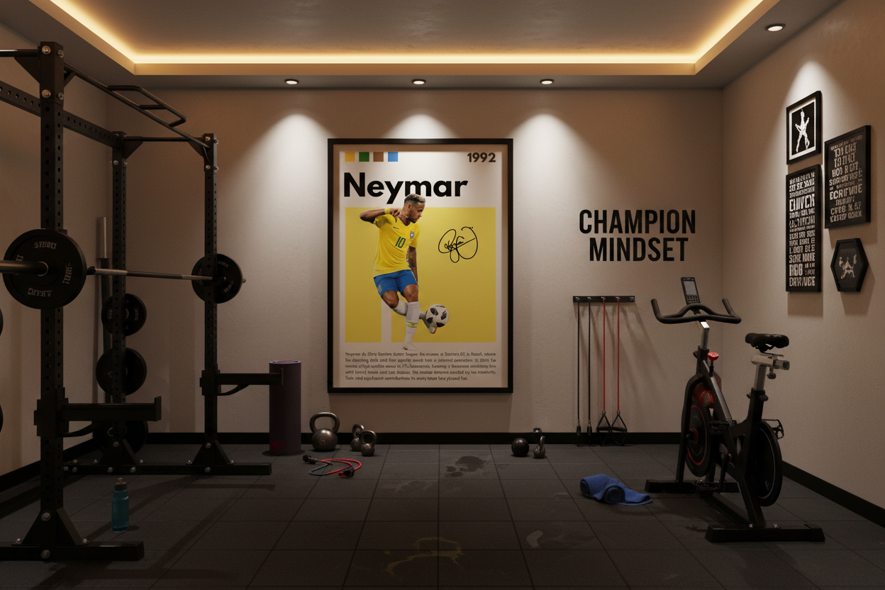 Fodbold Plakat 29 i træningsrum