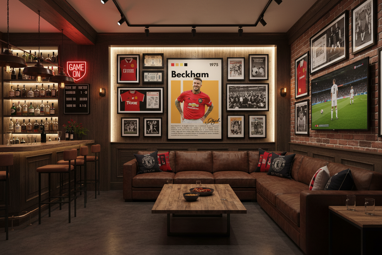 Fodbold Plakat 3 i man cave