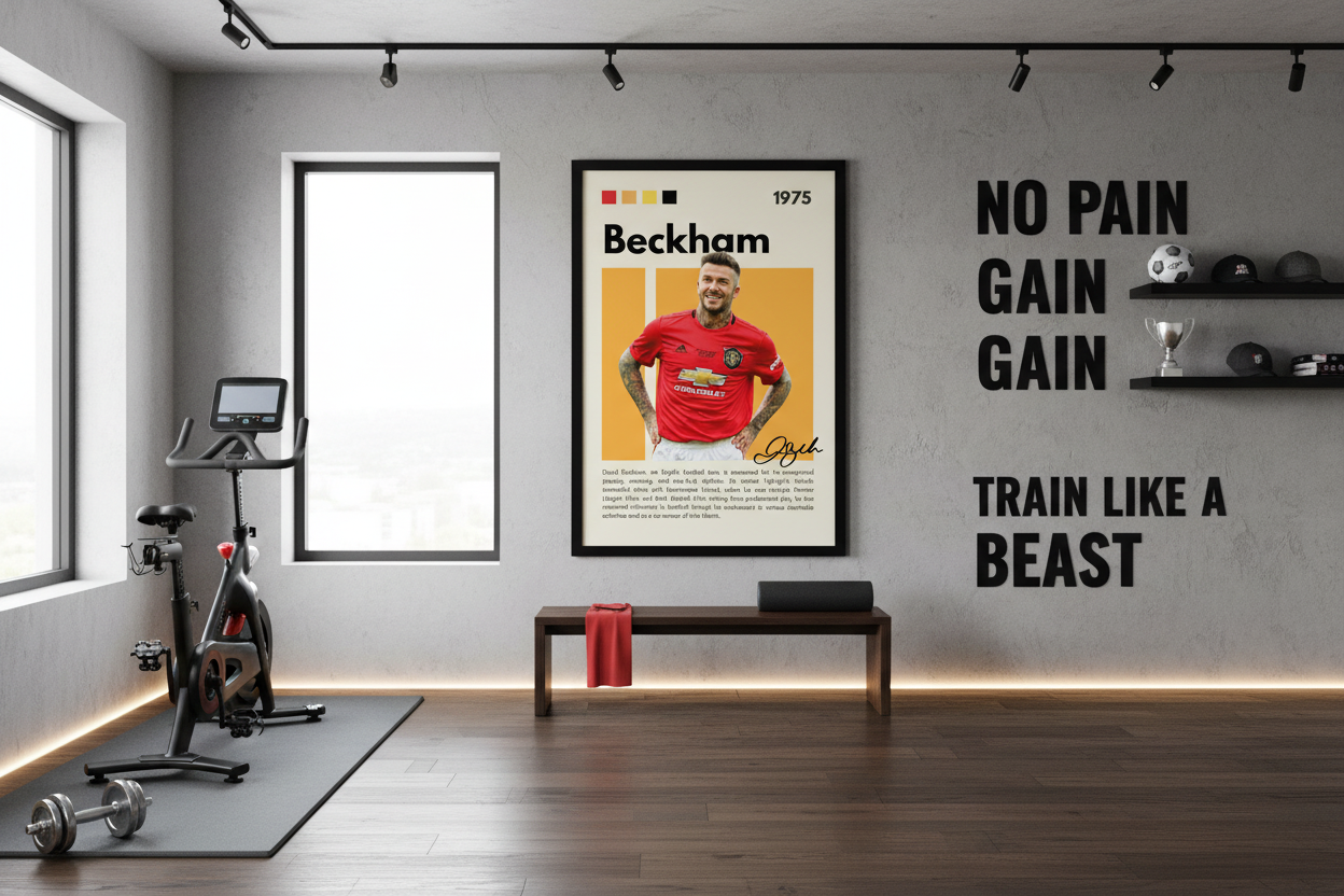 Fodbold Plakat 3 i træningsrum