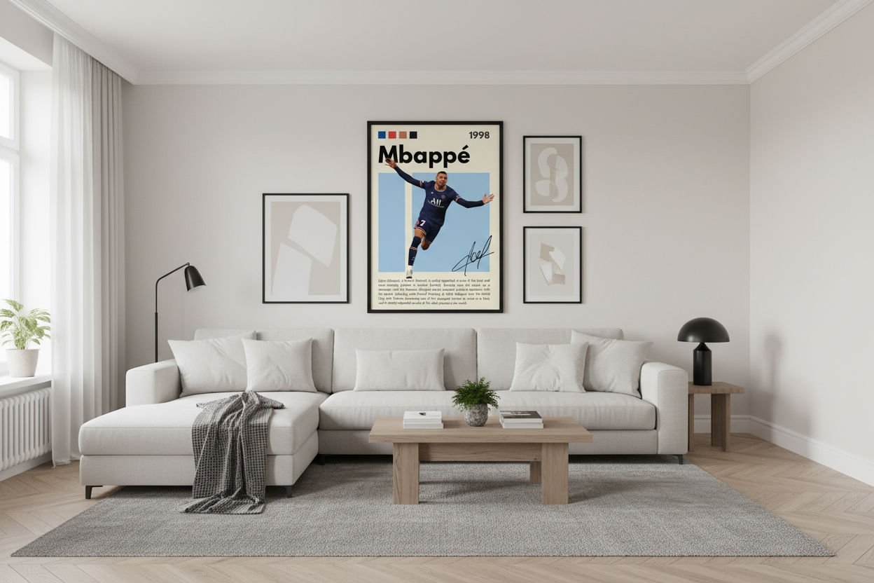 Fodbold Plakat 30 i stue