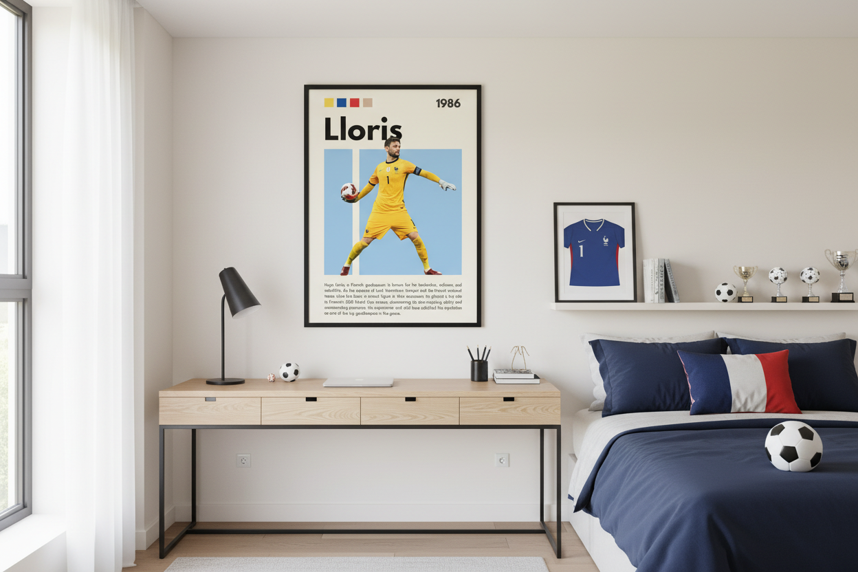 Fodbold Plakat 5 i soveværelse