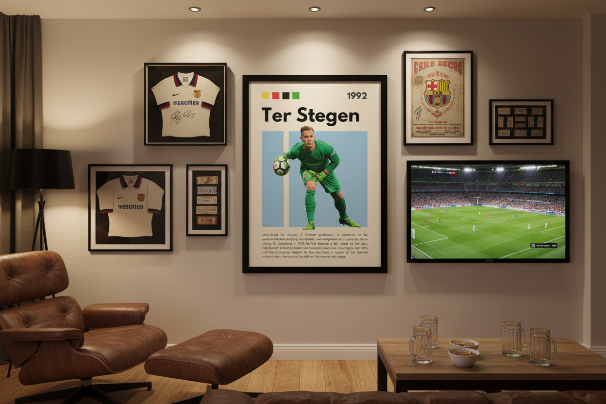 Fodbold Plakat 8 i man cave