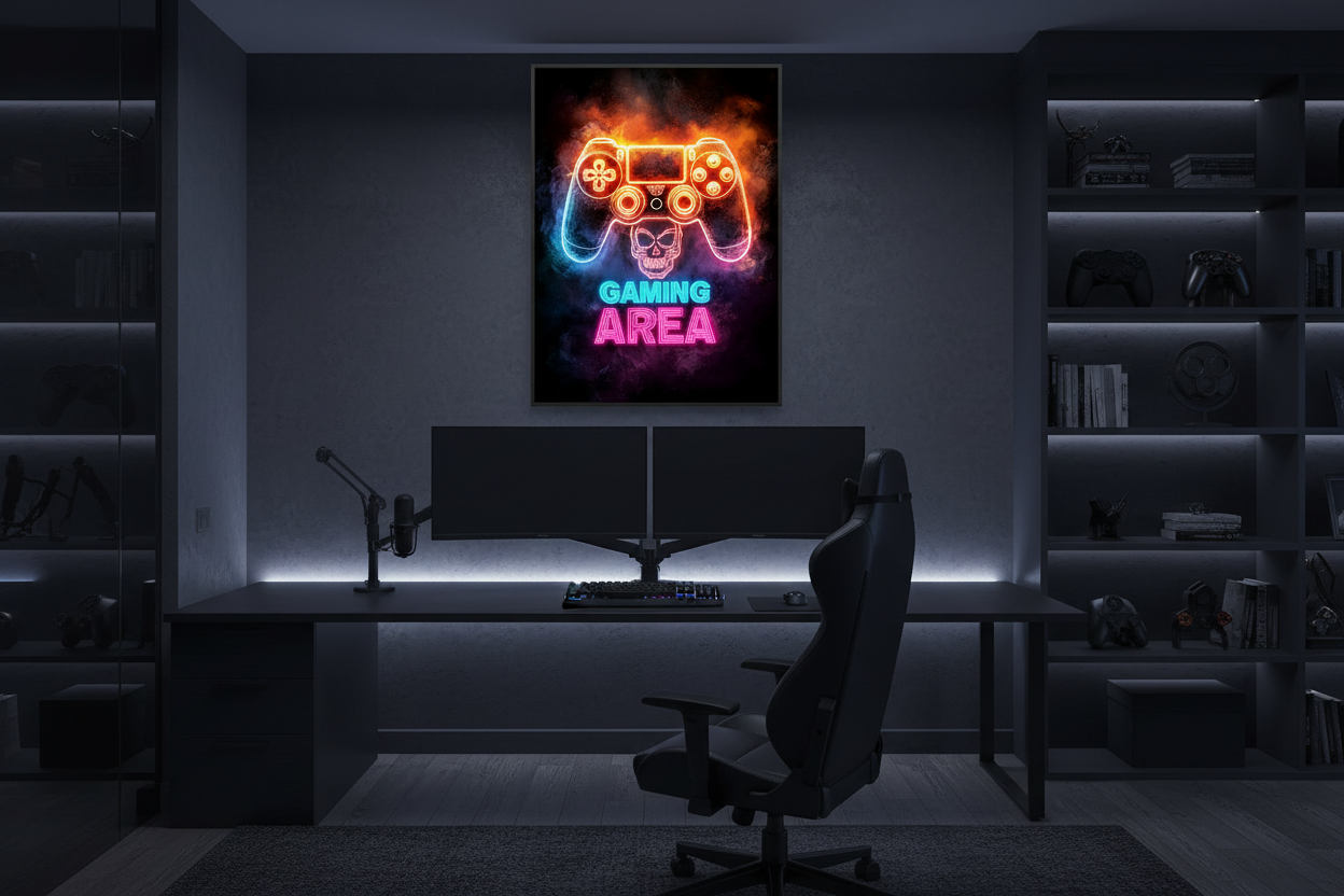 Gamer Plakat 494 i gamer-kontor