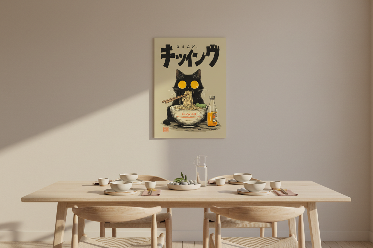 Japandi spisestue
