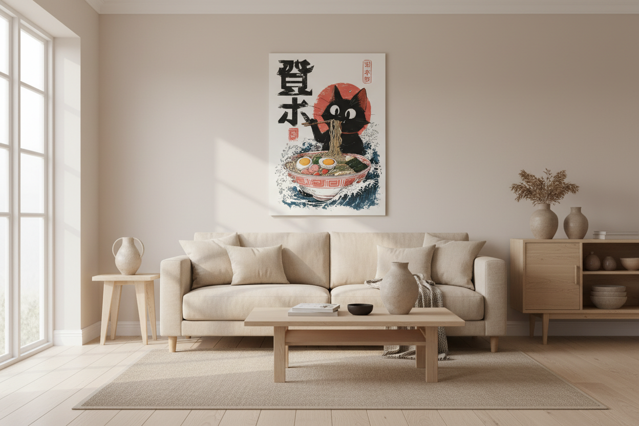 Japandi stue