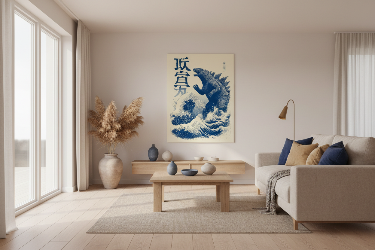 Japandi stue