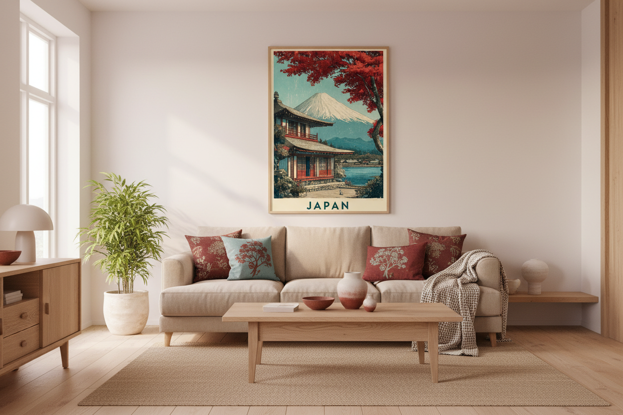 Japandi stue