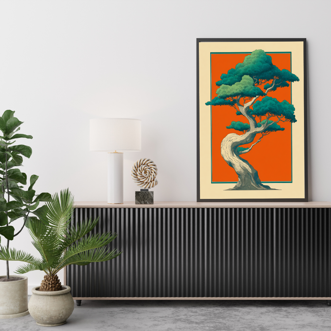 Japansk Plakat 167 – Træets Stille Styrke