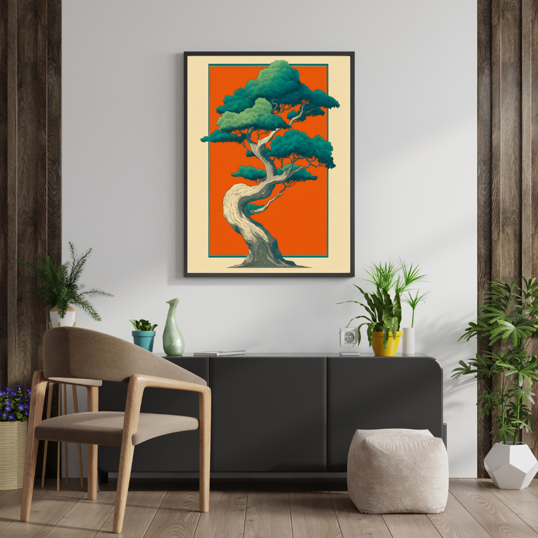 Japansk Plakat 167 – Træets Stille Styrke