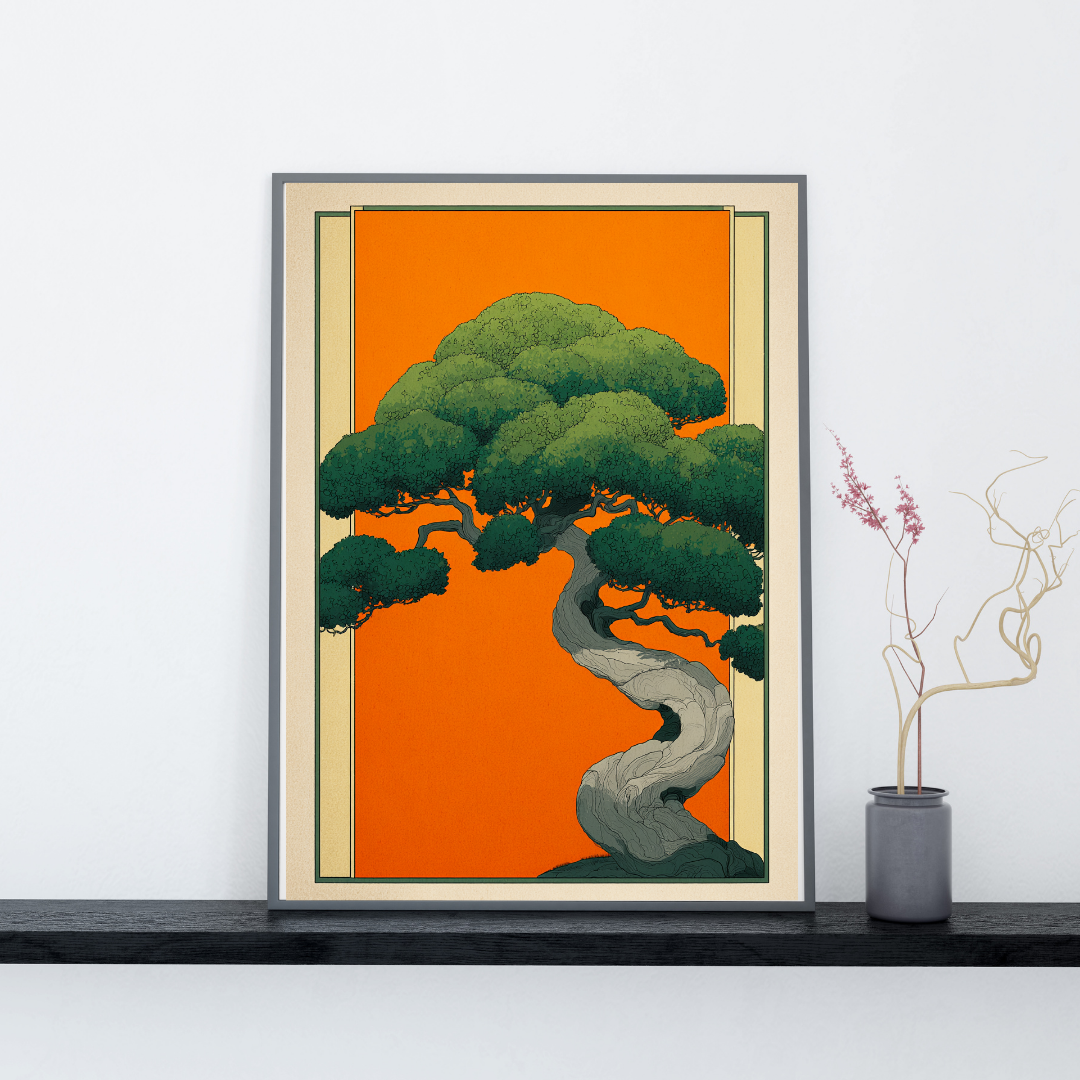 Japansk Plakat 168 – Træets Evige Ro